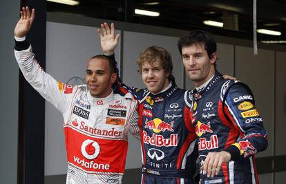 Vettelu prvi pole-position, a Hamilton i Webber do njega
