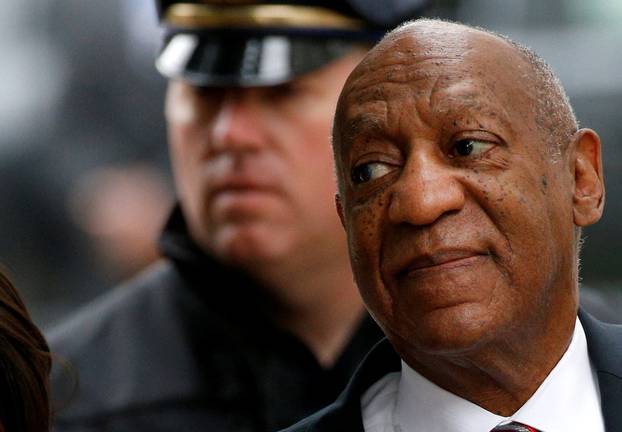 FILE PHOTO: Cosby arrives for the third day of his sexual assault trial at the Montgomery County Courthouse in Norristown