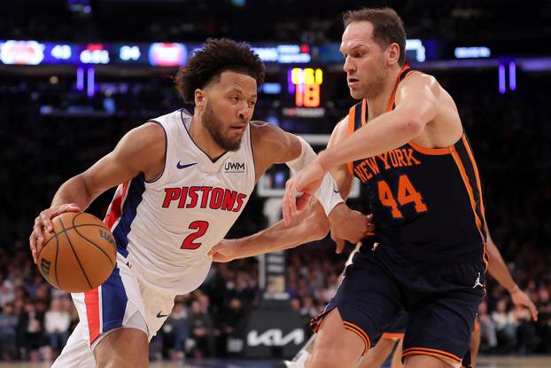 NBA: Detroit Pistons at New York Knicks