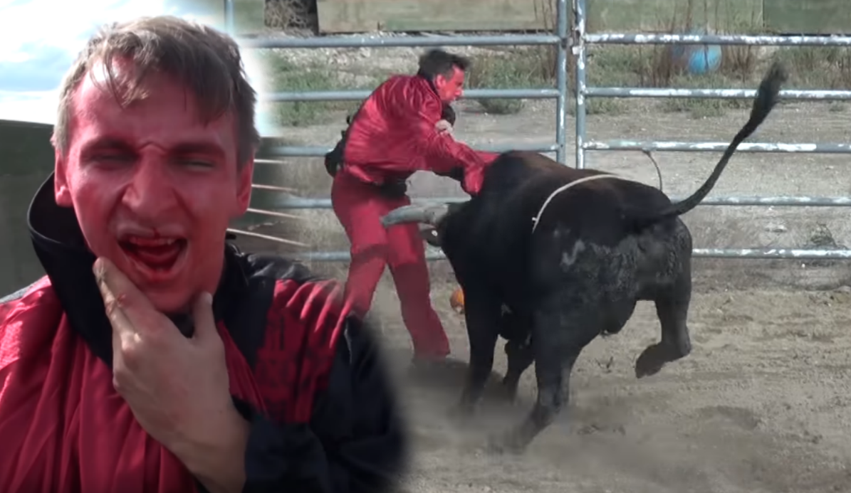 E, kako je ovo boljelo: Podivljali je bik YouTuberu slomio čeljust