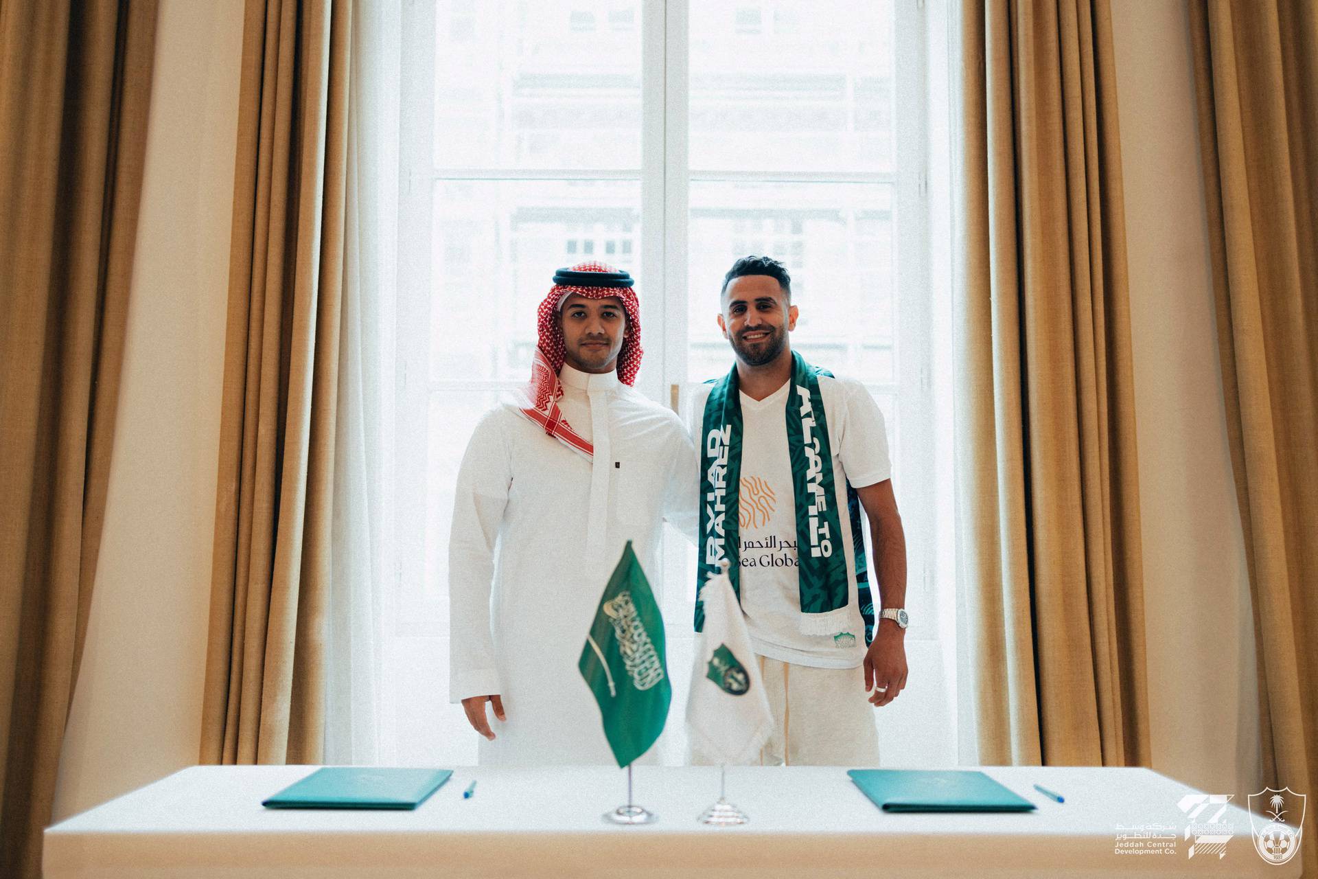 Al-Ahli unveil Riyad Mahrez