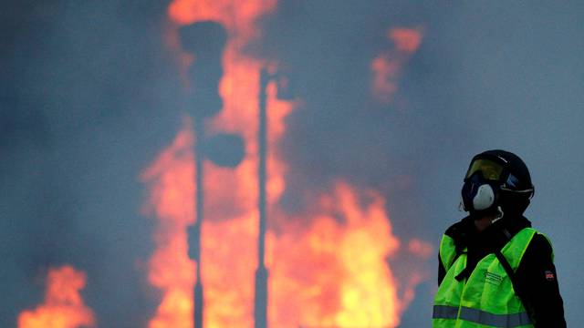 Demonstration of the "yellow vests" movement in Angers