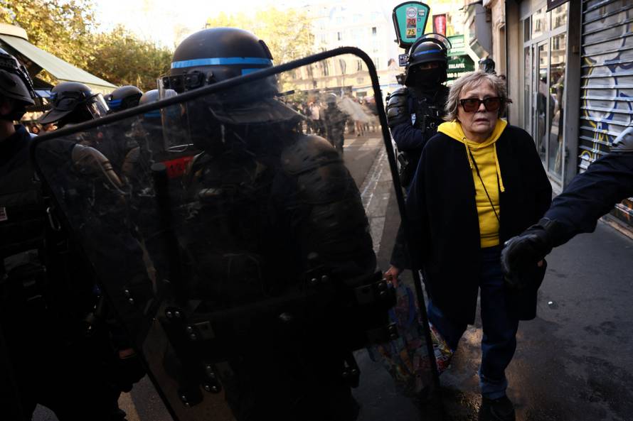 Nationwide protests in France against the cost of living