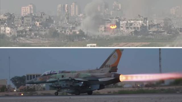 VIDEO Eksplozije razaraju Gazu. Izraelci objavili snimke udara iz zraka, nastavili napad tenkova
