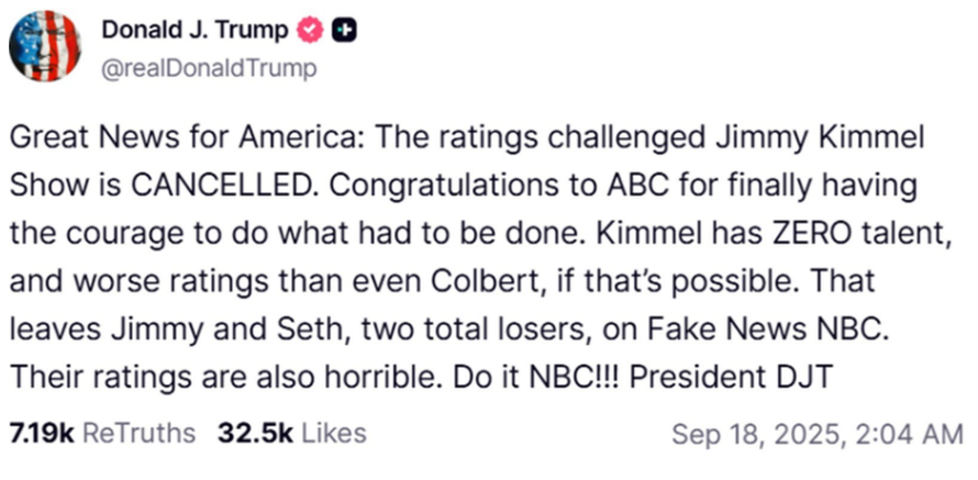 Hollywood je stao uz Jimmyja Kimmela: Strašno! Suspenzija je udar na slobodu govora...