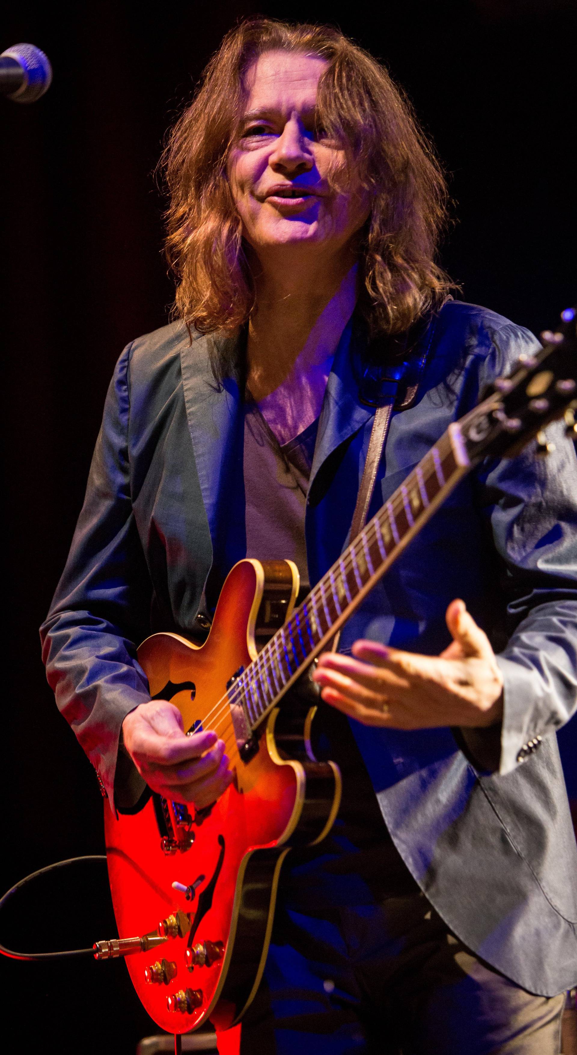 Fontaneto d'Agogna Novara Italy. 12th February 2014. The American blues jazz and rock guitarist ROBBEN FORD performs live at the Phenomenon Music Club during the "A Day In Nashville Tour 2014"