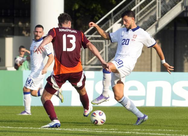 World Cup - UEFA Qualifiers - Group K - Latvia v Serbia