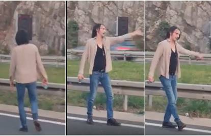 VIDEO Bare teturao autocestom, a snimka postala hit: 'Svatko bi izgubio živce, ali bio je trijezan'