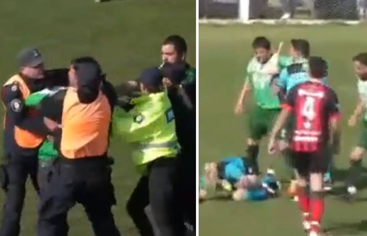 Sramota u Argentini: Igrač s leđa napao sutkinju i udario ju u glavu, uhitili ga na terenu!