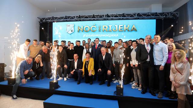 Rijeka: Noc HNK Rijeke "Zajedno smo Rijeka".