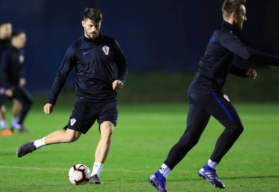 Zagreb: Hrvatska nogometna reprezentacija odradila trening