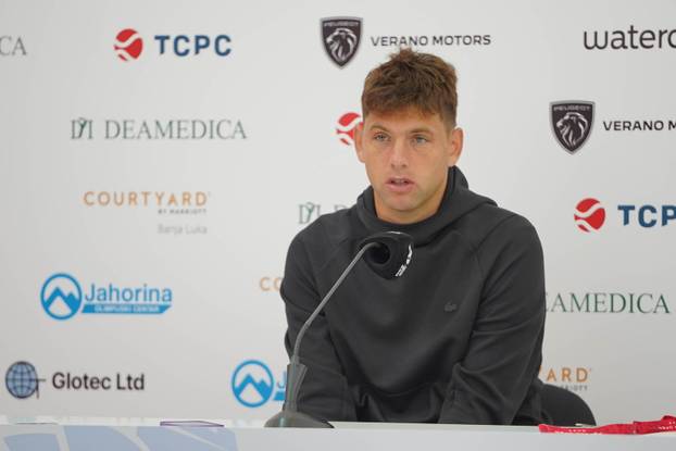 Banja Luka: Srpski tenisač Filip Krajinović održao je konferenciju za medije