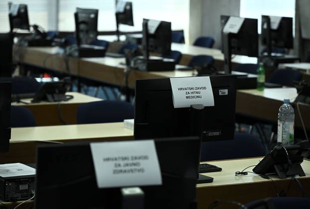 Zagreb: Obilazak Stožera za provedbu mjera sigurnosti povodom održavanja koncerta glazbenika Marka Perkovića Thompsona na prostoru Hipodroma