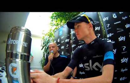 Vodeći biciklist Toura otišao s presice zbog pitanja o dopingu