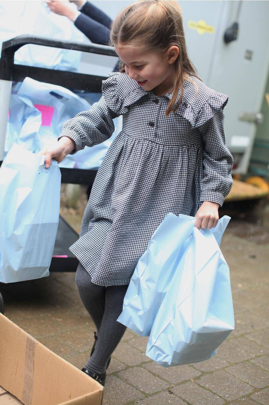 Britain's Princess Charlotte celebrates her fifth birthday