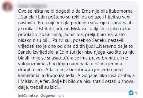 Sanelin ispad u 'Braku na prvu' razočarao publiku: 'To je rječnik jedne dame? Vulgarno i ružno'