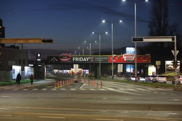 Zagreb: Nova regulacija prometa na križanju Savske i Slavonske ulice