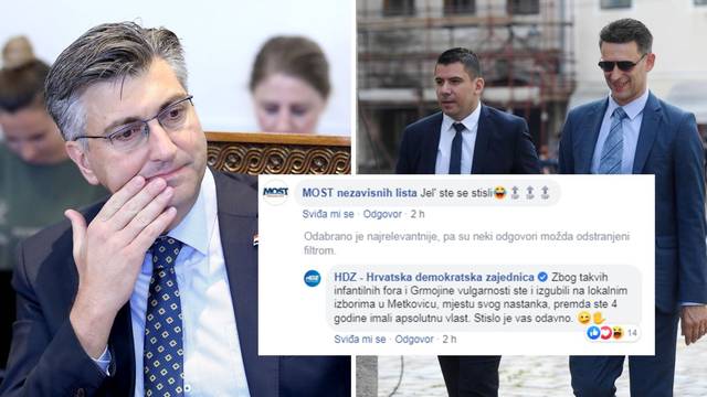 Most HDZ-u: Jel' ste se stisli? HDZ: Stislo je vas odavno...