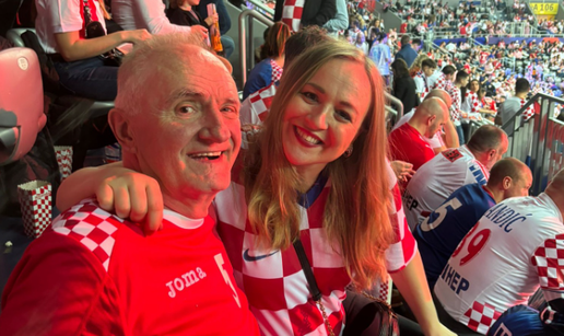 Mate Bulić s kćeri bodrio naše rukometaše s tribina u Areni