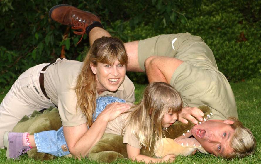 Steve Irwin at London Zoo