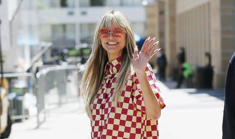 Heidi Klum Arriving At AGT In Los Angeles