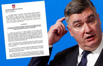 Ovo je dokument kojim je Ustavni sud upozorio Zorana Milanovića oko kandidature