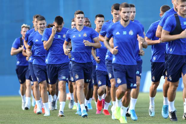 Zagreb:  Trening GNK Dinama uoÄi utakmice 3. pretkola UEFA Lige prvaka