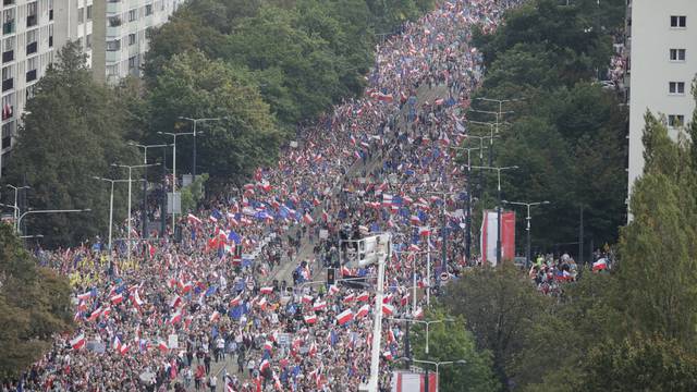 Poland's Civic Platform party holds march in Warsaw