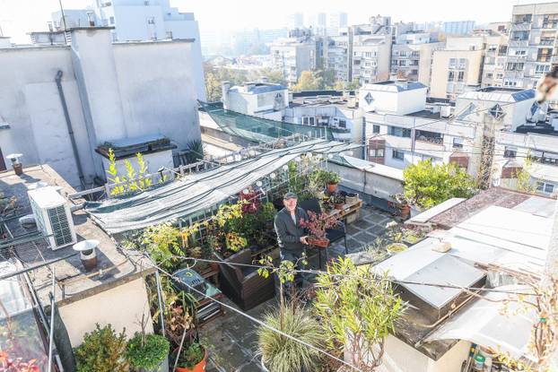 Zagreb: Zoran Pavlov na vrhu nebodera ima vrt