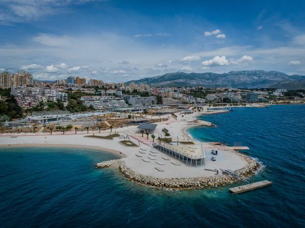 Split uskoro dobiva jednu od najljepših plaža na Mediteranu, ovako sada Žnjan izgleda iz zraka