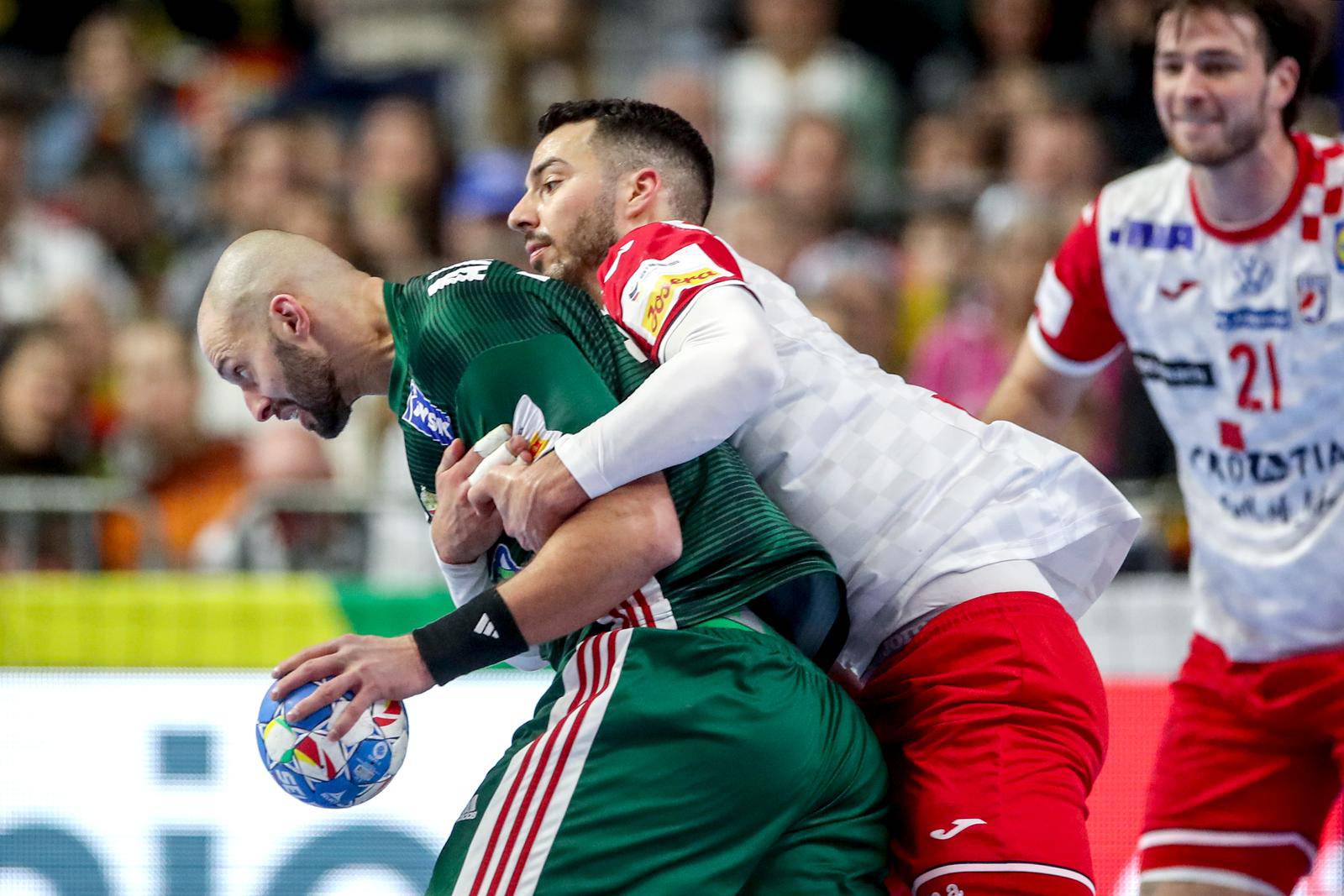 Koeln: Susret Mađarske i Hrvatske na Europskom prvenstvu u rukometu