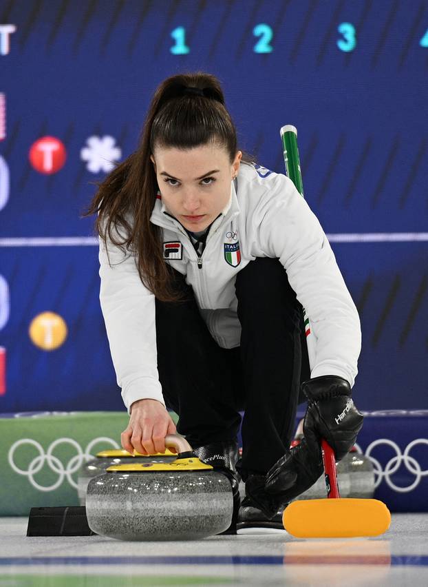 Curling - Mixed Doubles Round Robin Session 13 - United States of America vs Italy