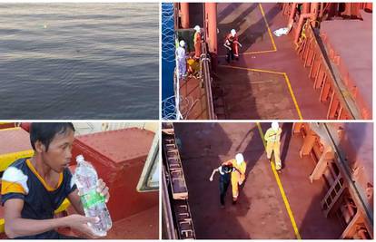 Posada broda Privlaka spasila Filipinca: Izvukli su ga iz mora