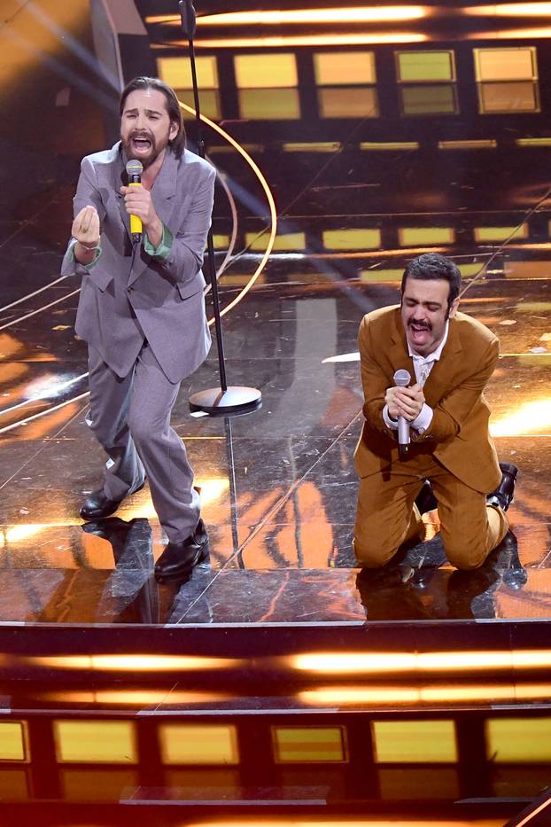 Sanremo, 73rd Italian Song Festival, Third Evening. The singers.