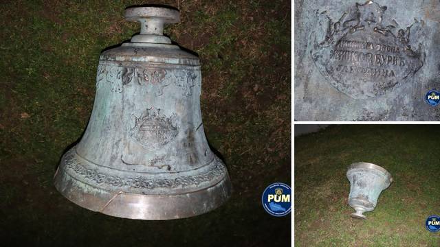 FOTO Čakovečki detektivi otkrili su kradljivce zvona od 140 kila. Vlasnik: Vrijedi 10.000 eura