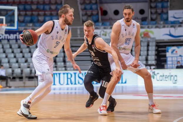 Zadar: Utakmica između KK Zadar i KK Partizan Niš u 19. kolu ABA lige