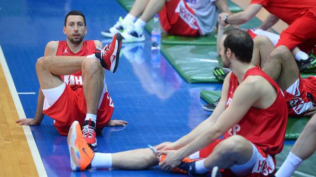 Zagreb: Trening košarkaške reprezentacije uoči kvalifikacija za EuroBasket