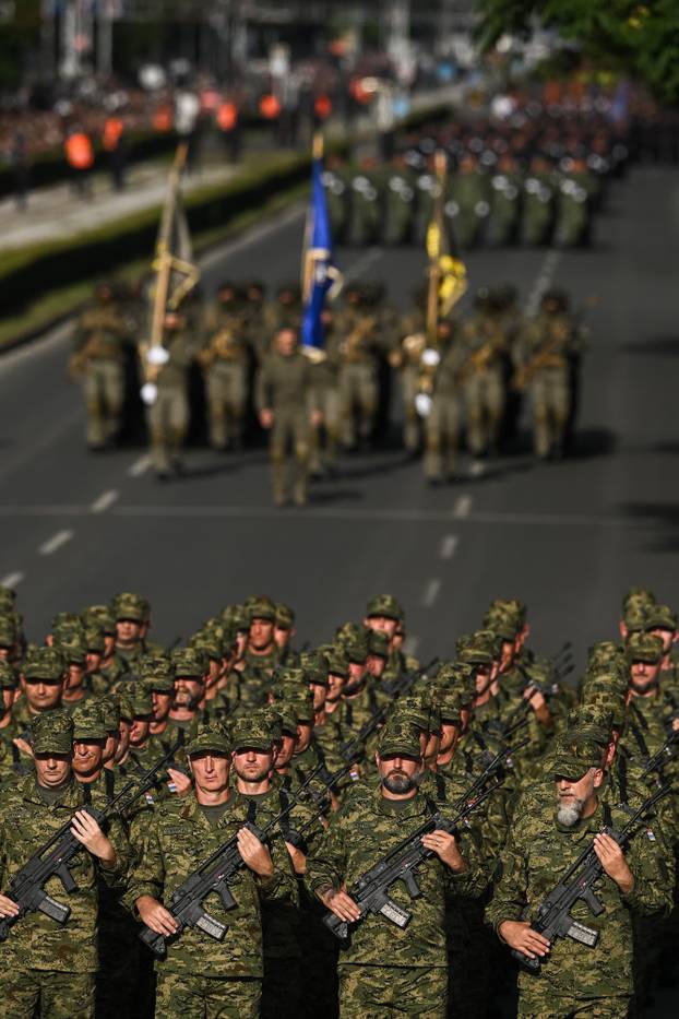 Zagreb: Svečani vojni mimohod u povodu 30 godina VRO Oluja