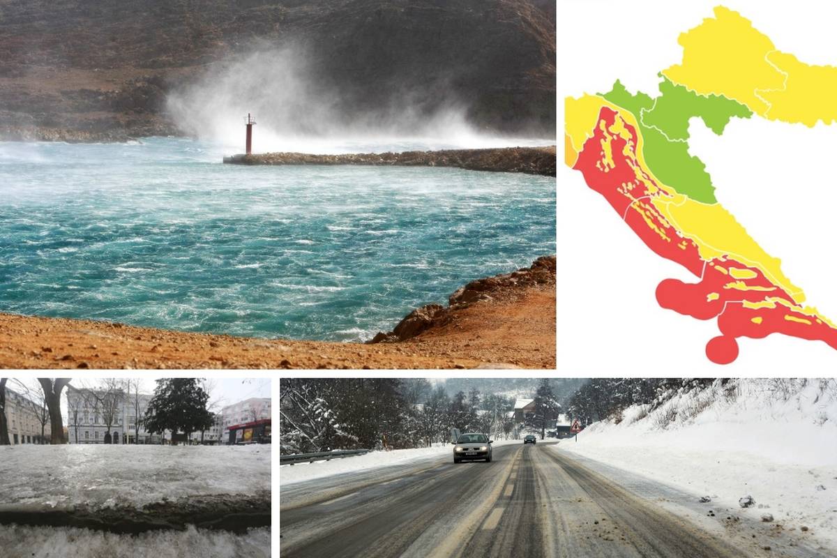 Crveni alarm na moru: 'Vrijeme je opasno, nemojte ići na put...'