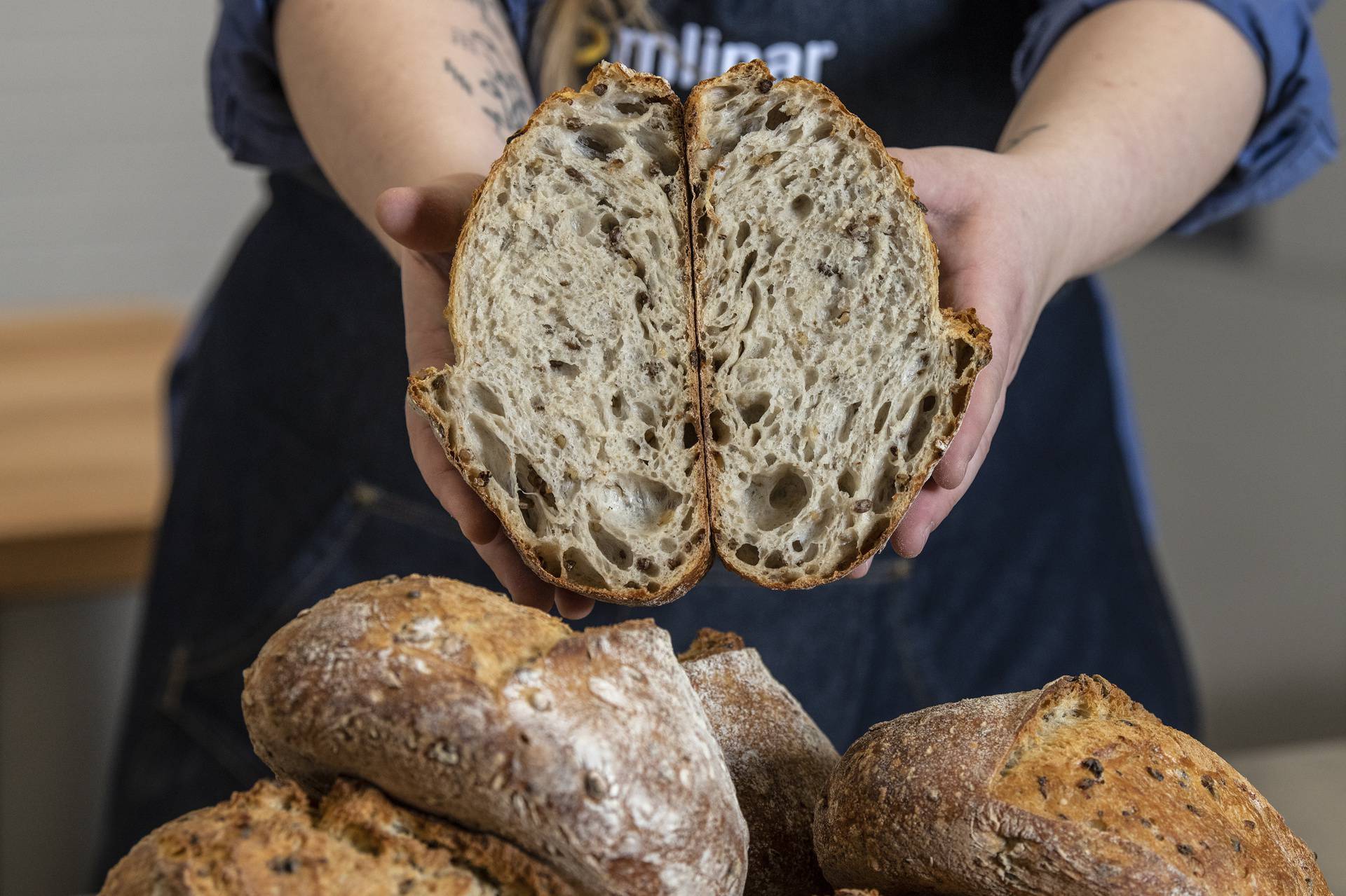 Zagreb, 01.03.2024 - Ana Brodjanac autorica prvog industrijskog sourdough kruha