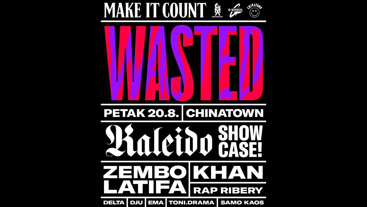 Ne propustite zanimljiv umjetnički event “Make it count Art Sessions Wasted” 20.08.