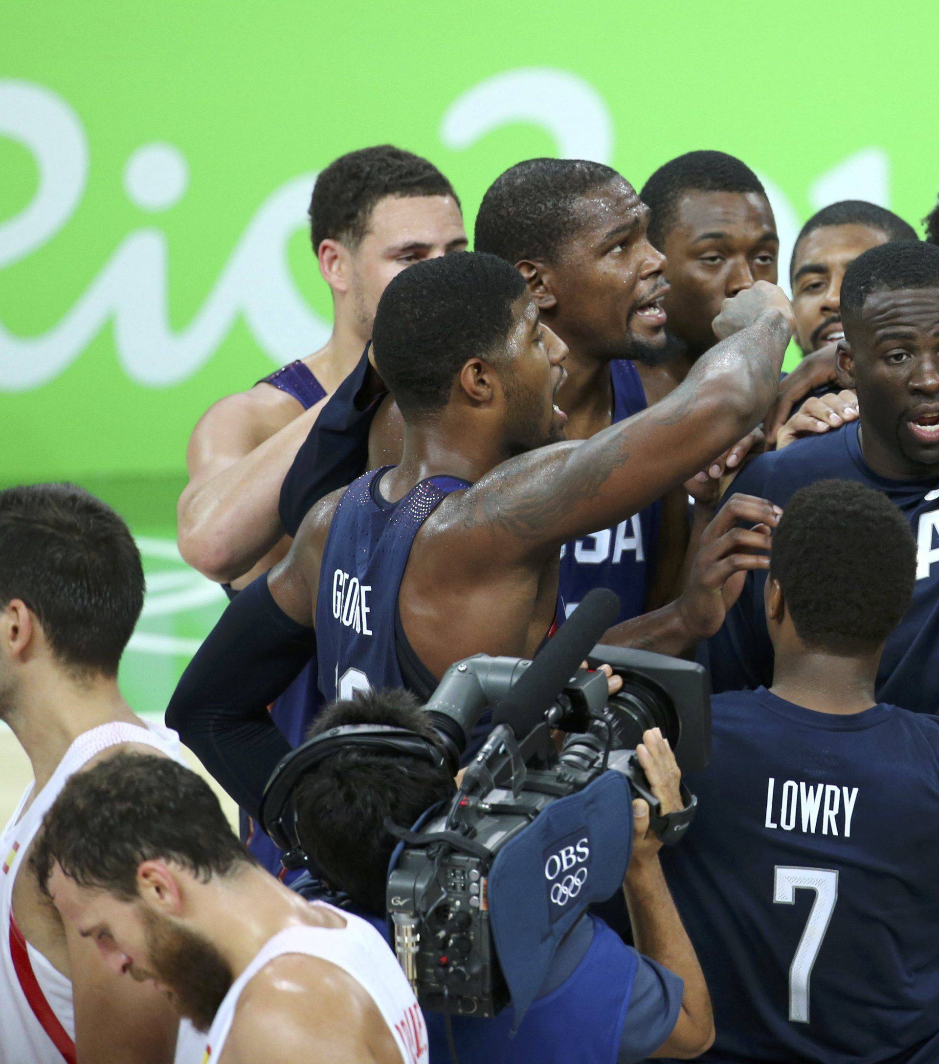 Basketball - Men's Semifinal Spain v USA