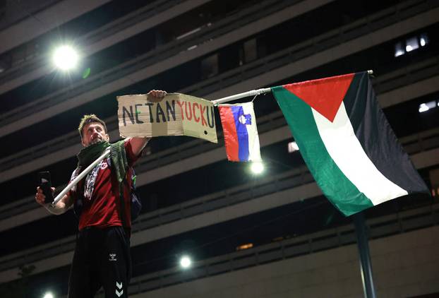 Protest against the opening of the Israeli embassy in Ljubljana
