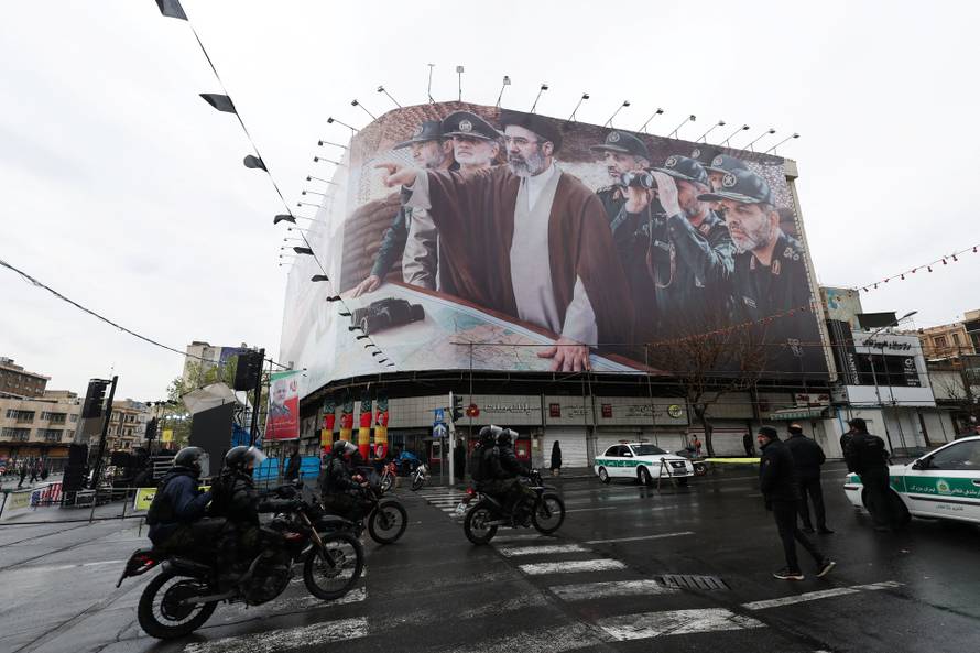 Protest marking the annual al-Quds Day (Jerusalem Day) on the last Friday of the holy month of Ramadan in Tehran