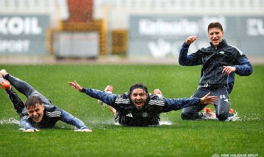 Hajdukovci su po&ccaron;eli pripreme po potopu. Pogledajte kadrove