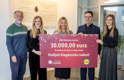 Za najsiromašnije: Kupci skupili proizvode vrijedne više od 25 tisuća €, Lidl donirao 30.000 €