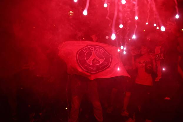 Champions League - Final - Paris St Germain fans gather in Paris