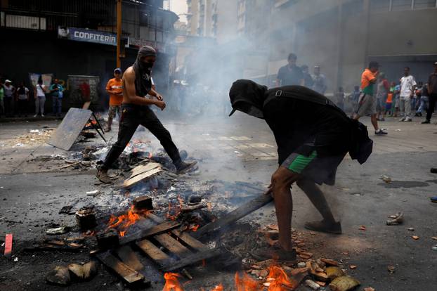 Anti-Maduro government protest in Caracas