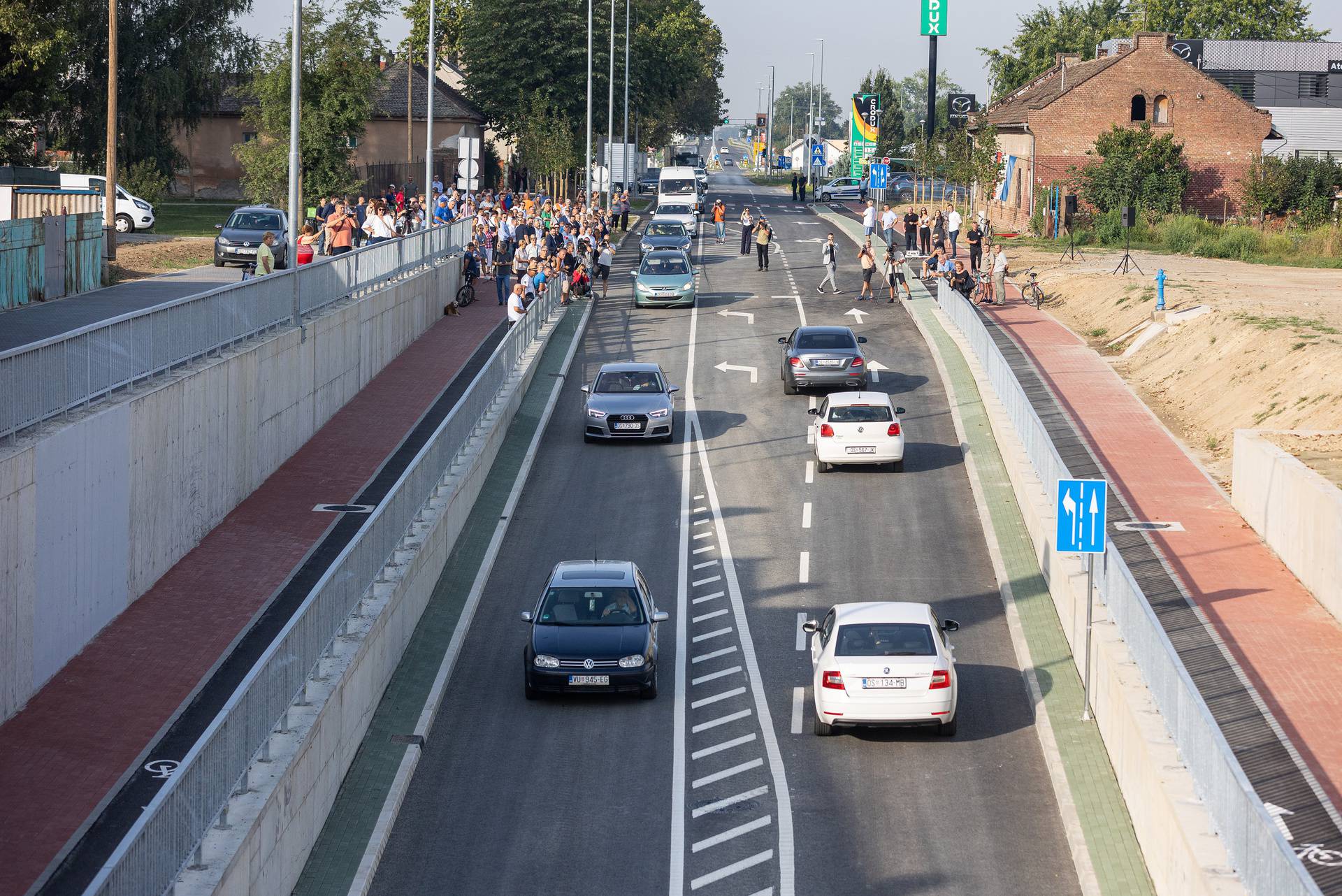 Otvorenje podvožnjaka u Ulici sv. Leopolda Bogdana Mandića u Osijeku