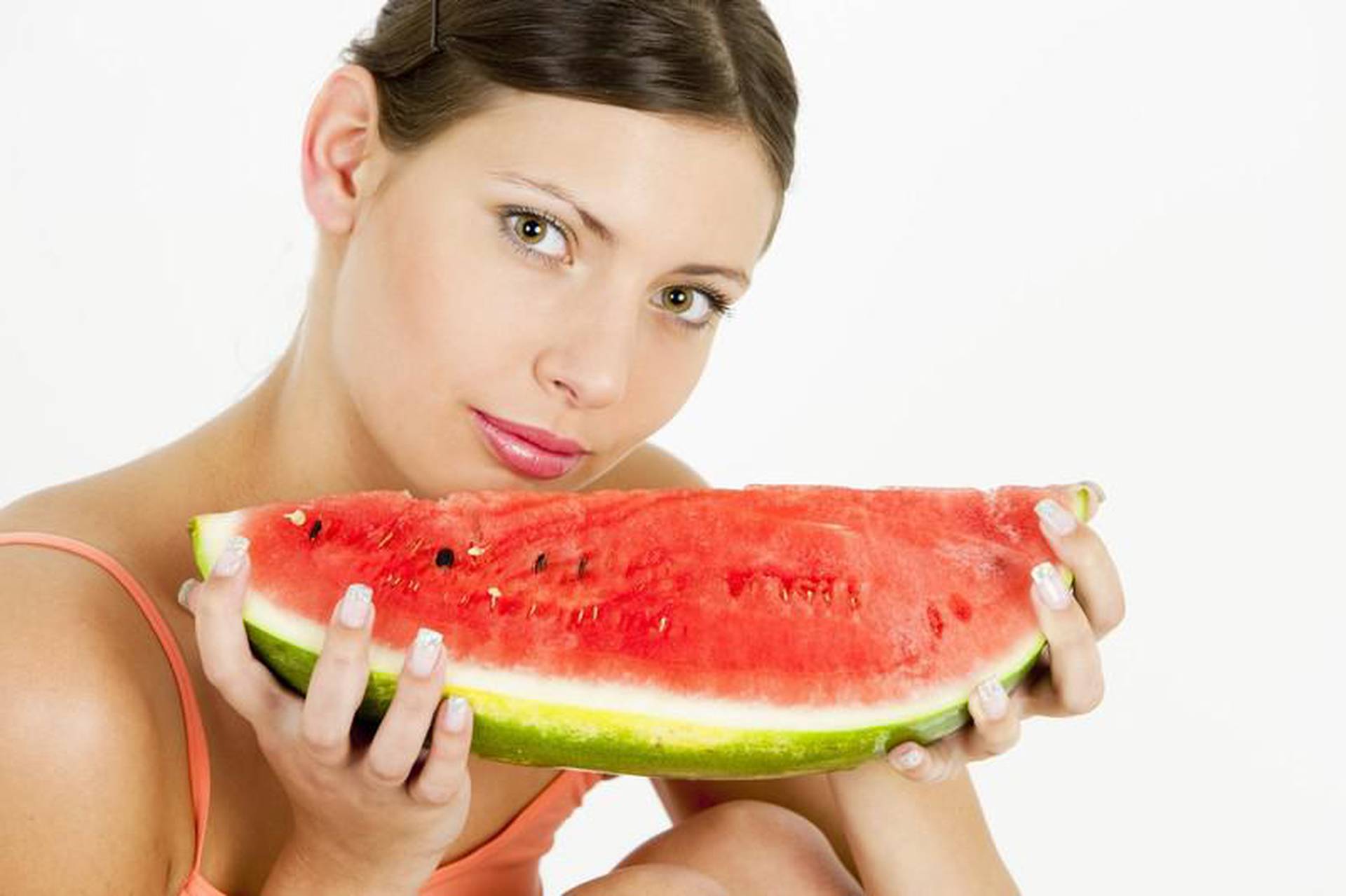 Woman Smashes Watermelon With Breast